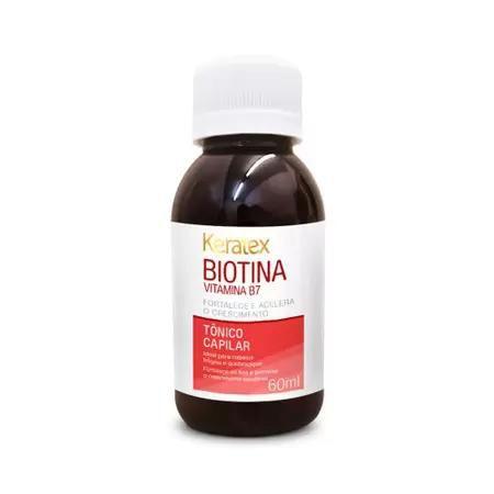 Imagem de Tonico biotina vitamina b7 keratex  60ml