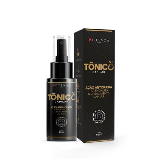 Tônico Capilar Ação Antiqueda Auxilia no Crescimento Capilar 60ml - Potenza Imagem de Tônico Capilar Ação Antiqueda Auxilia no Crescimento Capilar 60ml