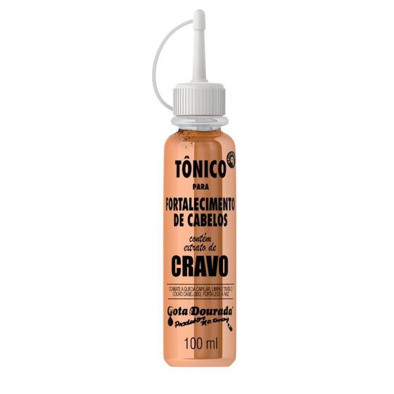 Imagem de Tônico capilar Gota Dourada Fortalecimento de Cabelos Cravo 100ml