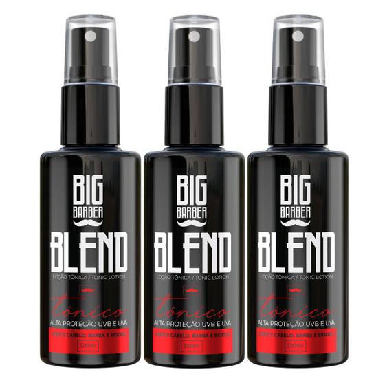 Imagem de Tônico De Crescimento Capilar Big Barber 120ml Blend Caixa Com 3 Unidades