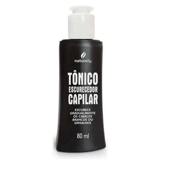 Imagem de Tônico Escurecedor Capilar Cabelos Brancos Ou Grisalhos 80ml - Natubelly