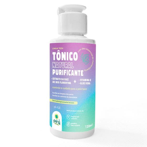 Imagem de Tônico Facial Natural Purificante para pele com acne e oleosa - Linha Teen - 120ml