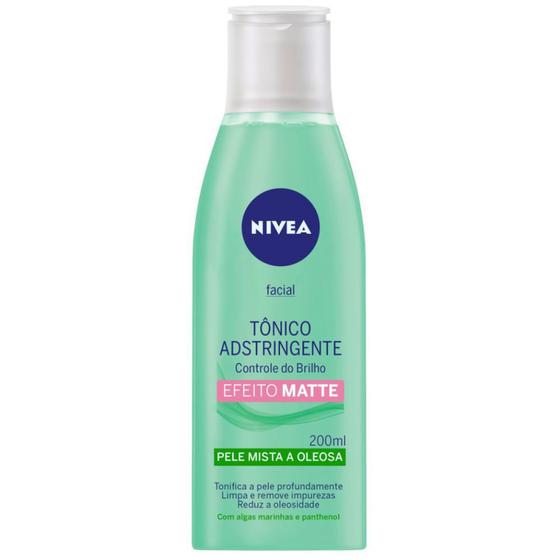 Tônico Facial Nívea Adstringente Controle do Brilho 200ml Imagem de Tônico Facial Nívea Adstringente Controle do Brilho 200ml