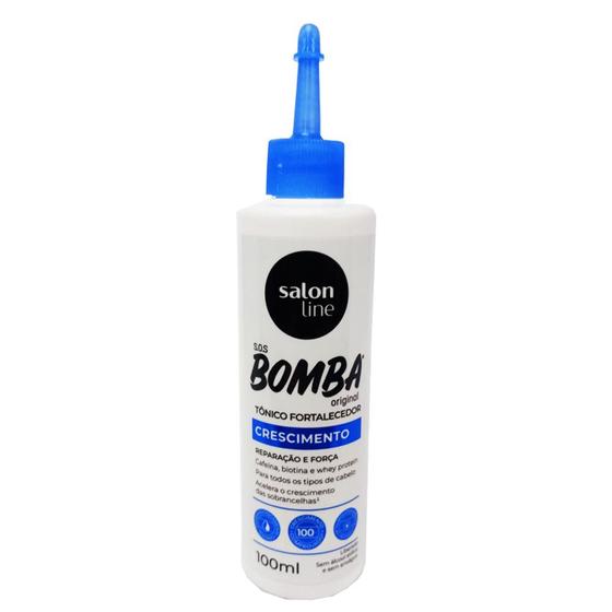 TÔNICO FORTALECEDOR SOS BOMBA CRESCIMENTO ACELERADO SALON LINE 100ML