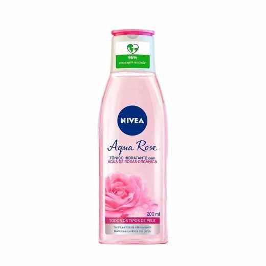 Imagem de Tônico hidratante nivea aqua rose com 200ml