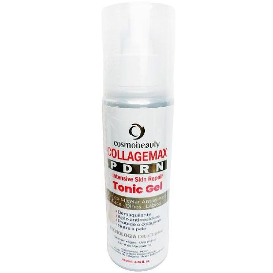 Imagem de Tonico Micelar Antisinais CollageMax PDRN Tonic Gel, Cosmobeauty, Face Olhos Labios 200ML