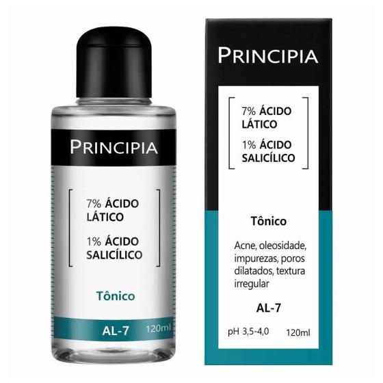 Imagem de Tônico Principia 7% Lático + 1% Salicílico AL-7 120ml