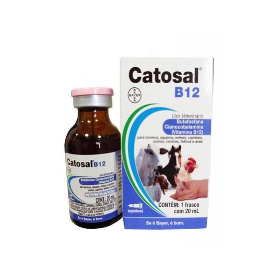 Imagem de Tônico Revigorante Catosal B12 Elanco Solução Injetável Uso Veterinário