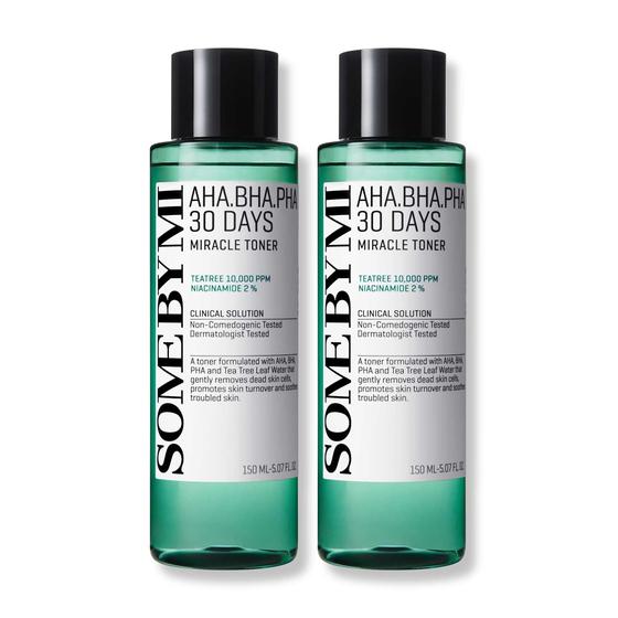 Imagem de Tônico SOME BY MI AHA BHA PHA 30 Days Miracle (60ml) - Kit com 2 Unidades