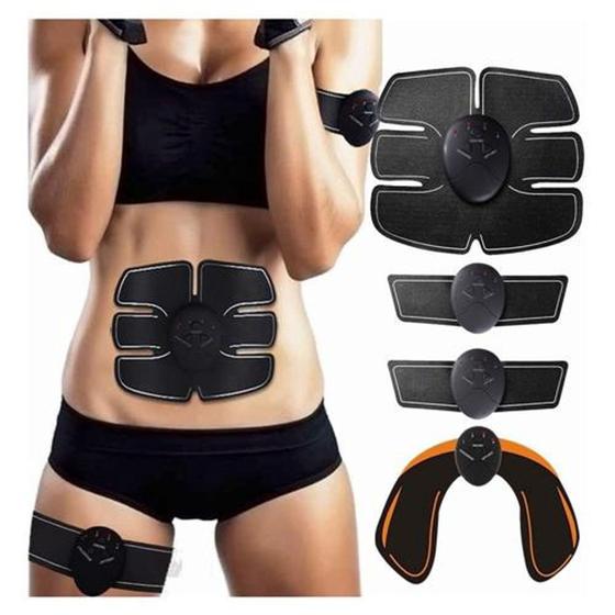 Tonificador Muscular Elétrico Abdominal Bumbum Glúteos 4em1 Menor preço em Tonificador Muscular Elétrico Abdominal Bumbum Glúteos 4em1