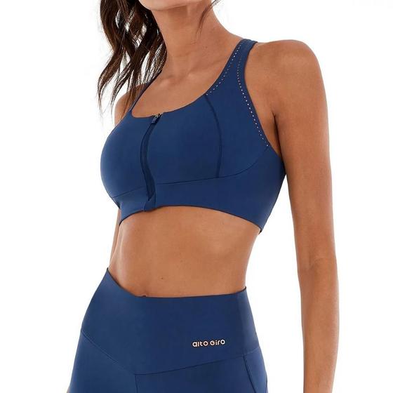 Imagem de Top Alto Giro Bodytex II com Zíper Feminino 2132503