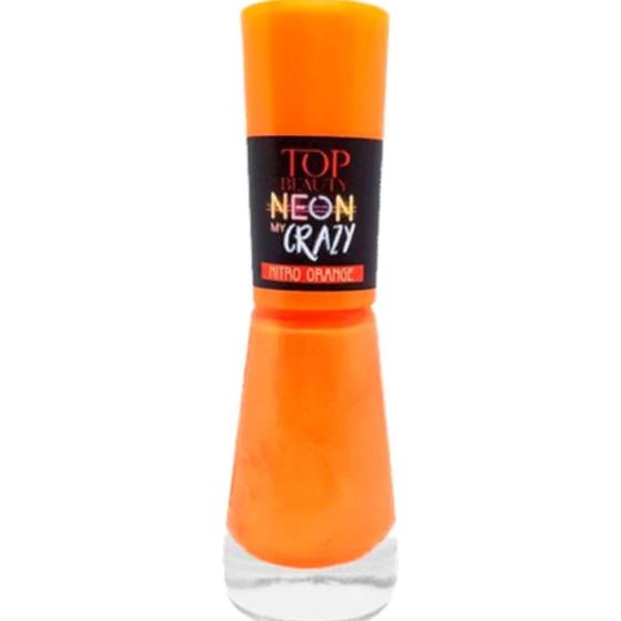 Imagem de Top Beauty Esmalte Neon My Crazy Nitro Orange 9Ml