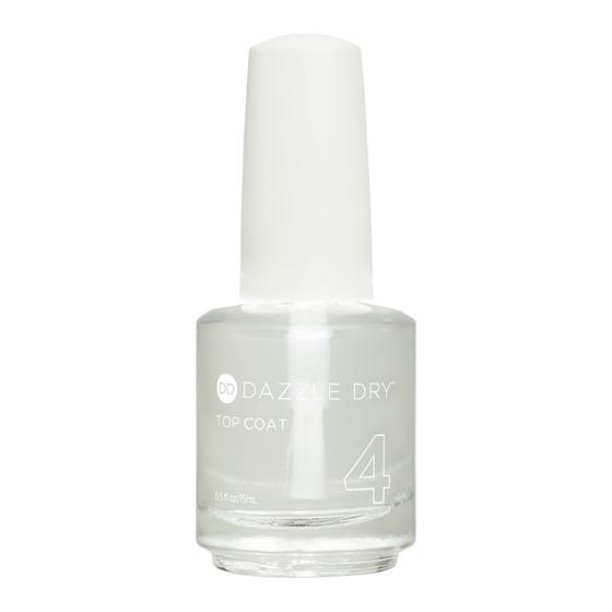 Imagem de Top Coat Dazzle Dry Step 4 Secagem rápida, sem amarelecimento, 15 ml