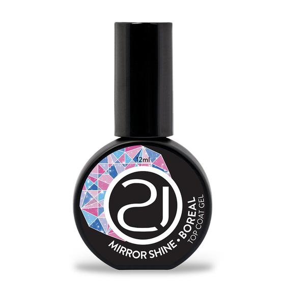 Imagem de Top Coat Mirror Shine Boreal 12ml - Nails 21 