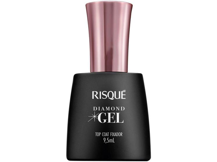 Imagem de Top Coat Risqué Diamond Gel Fixador - Cremoso Hipoalergênico 9,5ml