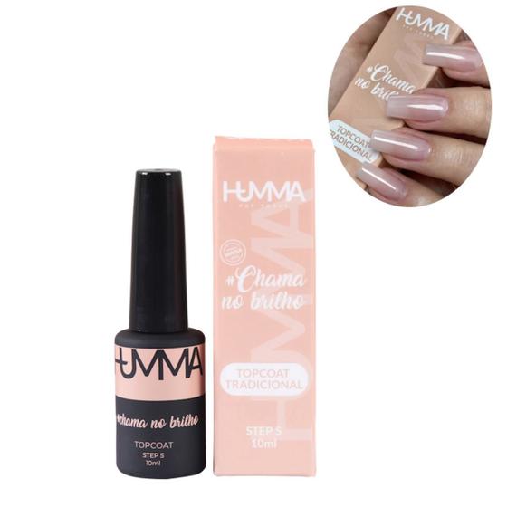 Imagem de Top Coat Selante Humma Tradicional Brilho Intenso e Sem Goma