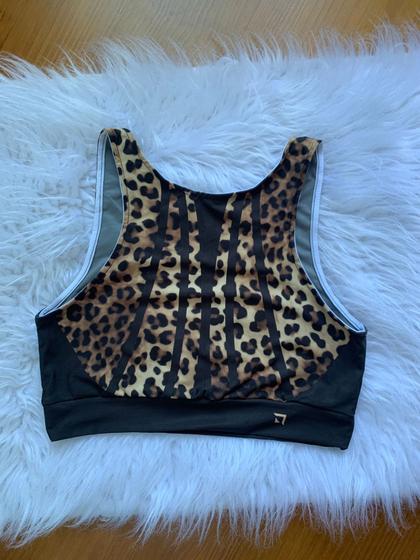 Imagem de Top Esportivo Animal Print-Fitness-Treino-Academia