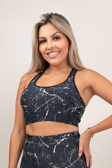 Imagem de Top Estampado Preto e Branco
