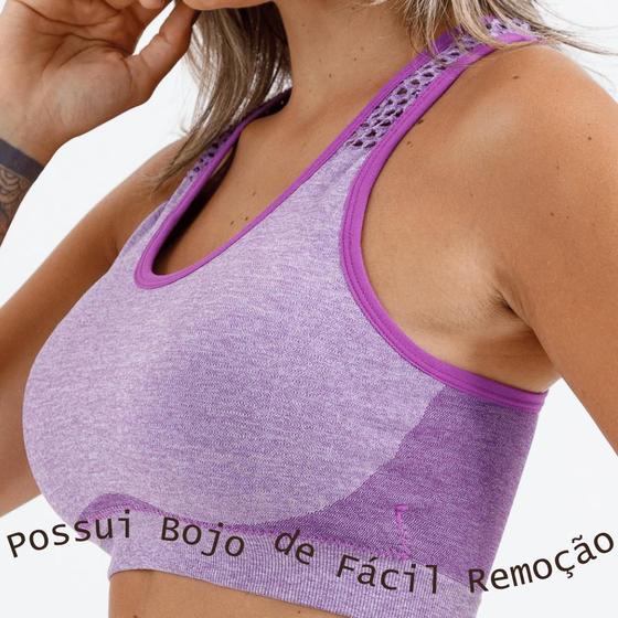 Imagem de Top feminino costas nadador confort poliamida slim 9115a