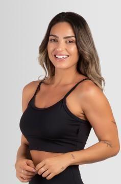 Imagem de Top Feminino Nadador Fitness Academia Moda Bloguerinha Malhação