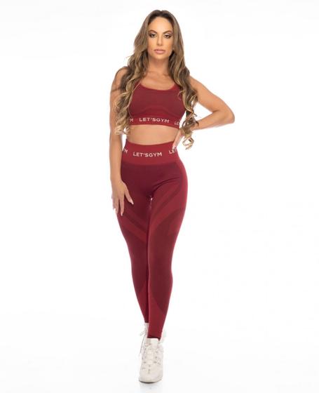 Imagem de Top Lets Gym Seamless Ignite Vermelho M