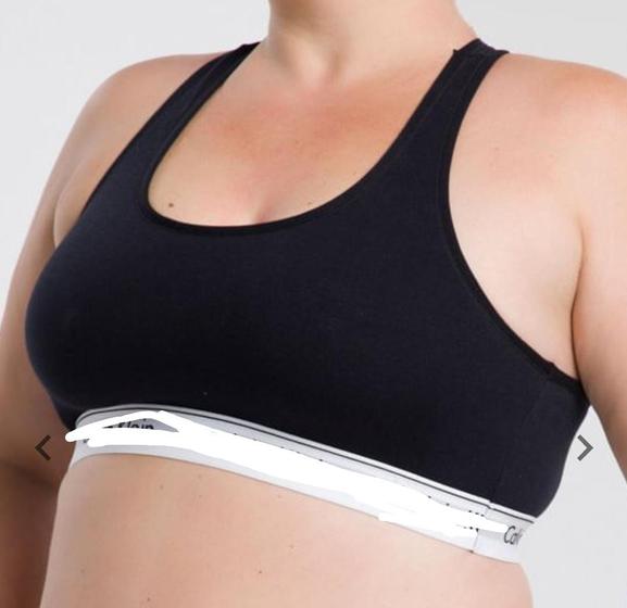 Imagem de Top microfibra forrado em algodão Plus Size