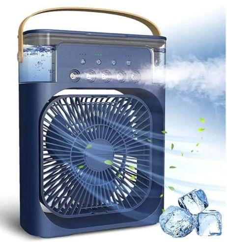 Imagem de TOP Mini Climatizador de Ar Umidificador Ventilador Refrigeração - COR: AZUL -  Ótimo para Pequenos Ambientes