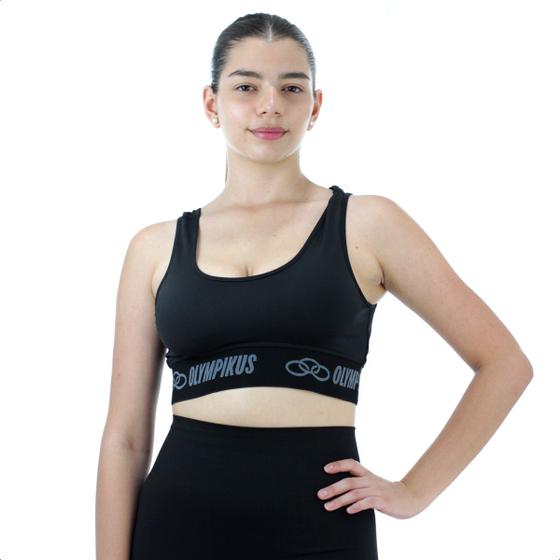 Imagem de Top Olympikus Eleva Preto - Feminino