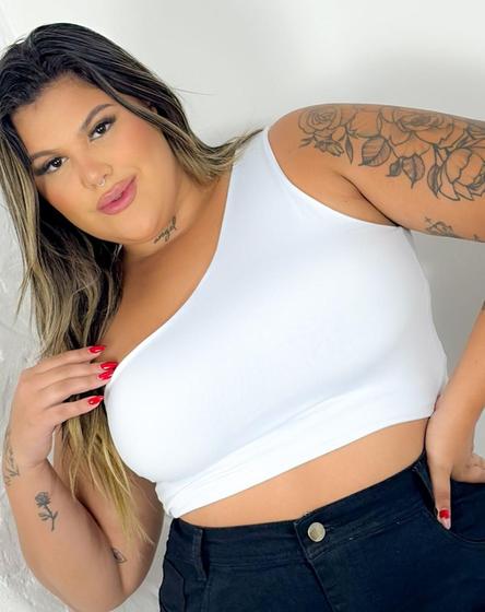 Imagem de Top Plus Size Reforçado Mula Manca Super Sustentação 48/56