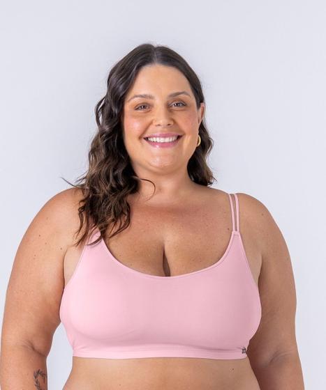 Imagem de Top Plus Size Zero elásticos com reforço interno para sustentação dos seios