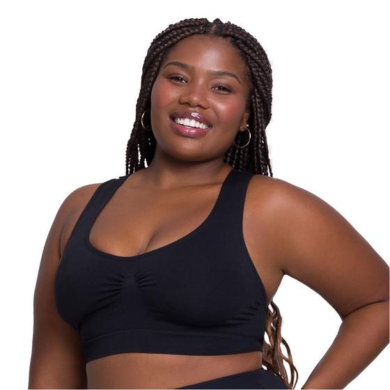 Imagem de Top Selene Plus Size Sem Costura Alça Larga e Conforto