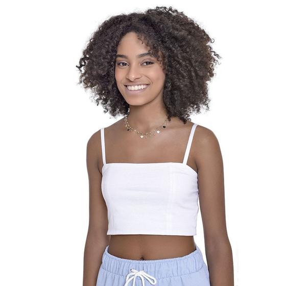 Imagem de Top Teen Amofany Em Malha De Alça - BRANCO - P