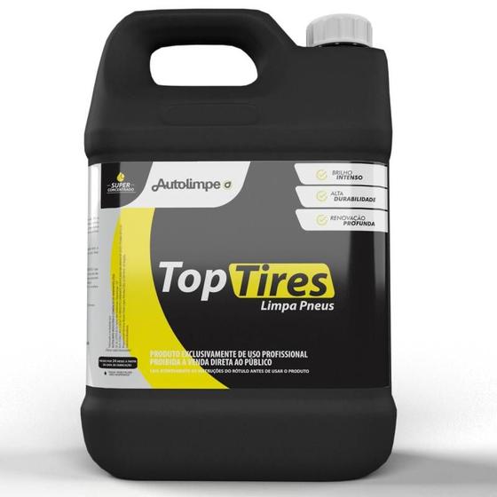 Imagem de Top Tires Abrilhantador De Pneus- 5L AutoLimpe