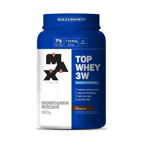 Imagem de Top Whey 3W (900g) - Sabor: Mais Performance - Chocolate