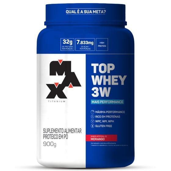 Imagem de Top Whey 3w Mais Performance 900g Max Titanium