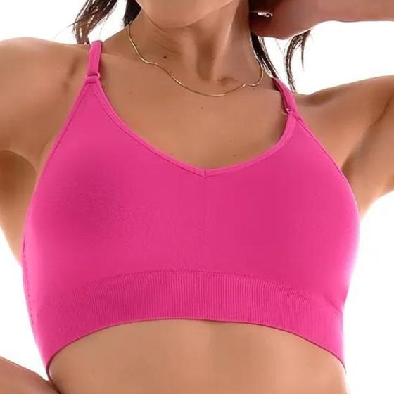 Imagem de Top zee rucci feminino fitness bojo removivel sem costura zr0401-053