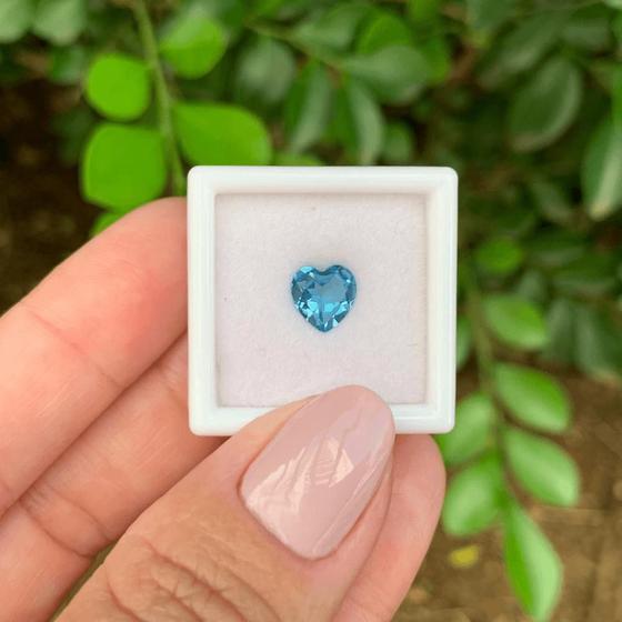 Imagem de Topázio Azul London Blue Coração 1,30ct