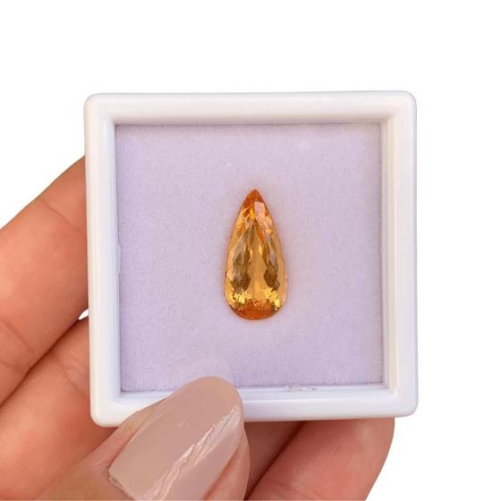 Imagem de Topázio Imperial Laranja Gota 4,99ct