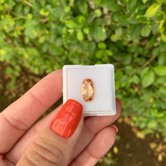 Imagem de Topázio Imperial Laranja Oval 2,78ct