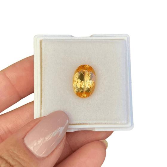 Imagem de Topázio Imperial Laranja Oval 5,41ct