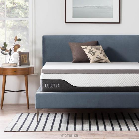 Imagem de Topper de Colchão Lucid Memory Foam 5cm - Queen Size