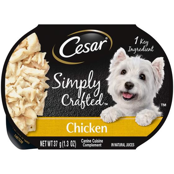 Imagem de Topper de comida úmida para cães Cesar Simply Crafted Chicken 390ml