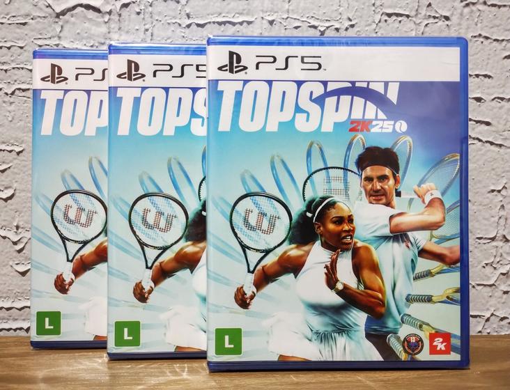 Imagem de Topspin 2K25 Ps 5 Lacrado Mídia Física