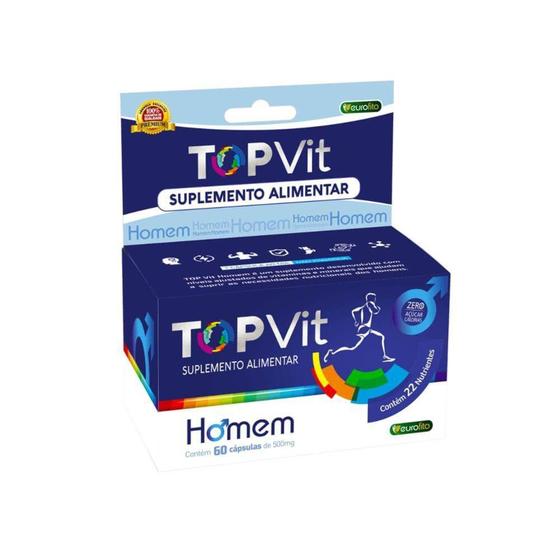 Imagem de Topvit Homem Eurofito 500mg C/60