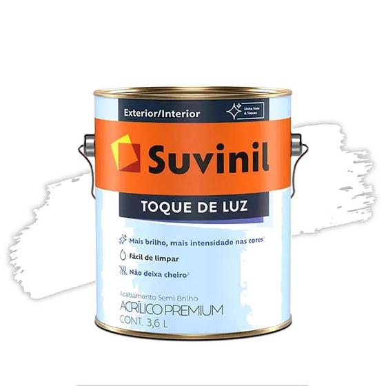 Imagem de  toque de luz semibrilho branco 3,6l* - suvinil