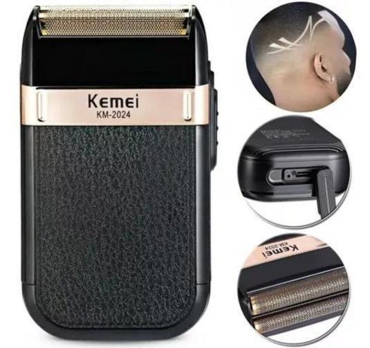 Imagem de Toque Elegância: Barbeador Shaver Acabamento Kemei Km-2024