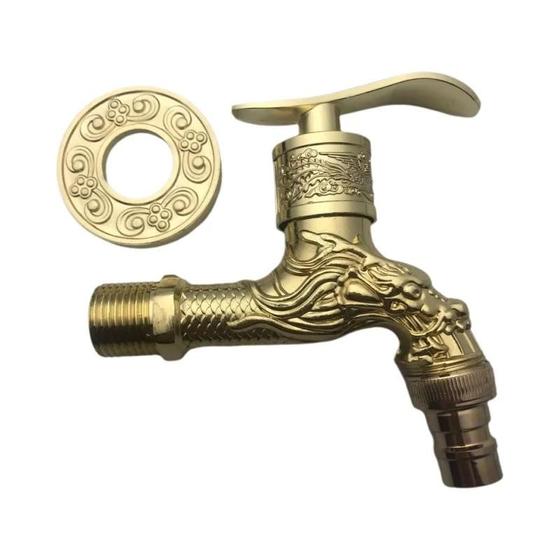 Imagem de Torneira Antiga De Liga De Zinco Montada Na Parede Para Exterior, Torneira Decorativa Para Jardim,