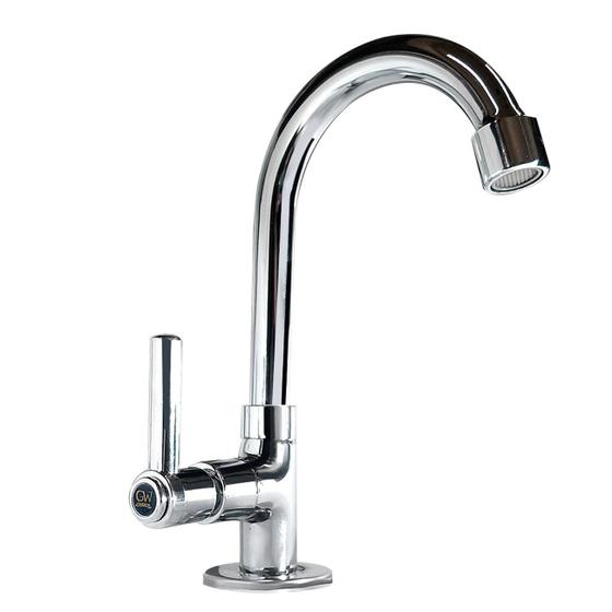 Torneira Banheiro Bancada Mesa Giratória Metal Inox Gw Comercial Premium Menor preço em Torneira Banheiro Bancada Mesa Giratória Metal Inox Gw Comercial Premium