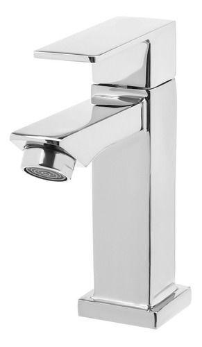 Imagem de Torneira Banheiro Lavabo Pia Cuba Luxo Cromada 1/4 de Volta- Fino Inox