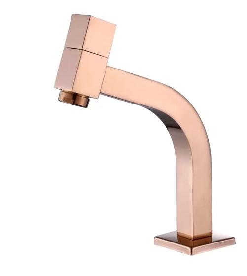 Torneira Banheiro Link Quadrada Bica Baixa Rose Gold Menor preço em Torneira Banheiro Link Quadrada Bica Baixa Rose Gold